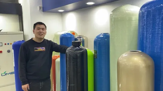 Blue Natural Color FRP Pressure Vessel Price