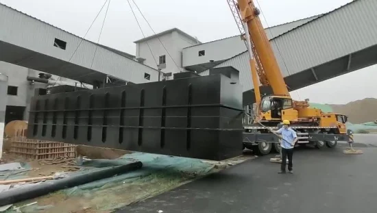 Tratamiento de aguas residuales del matadero para aguas residuales con sistema Mbr